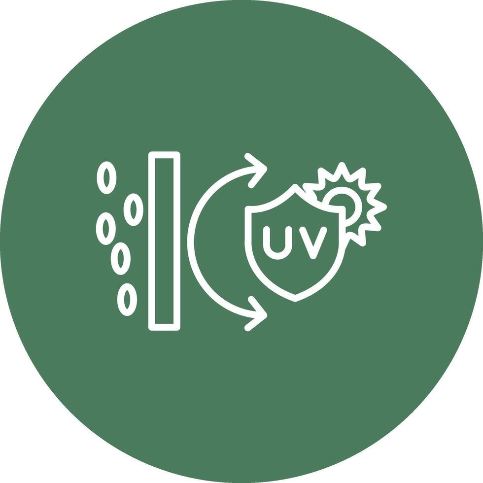 UV Protection Vibrant UI Element vector