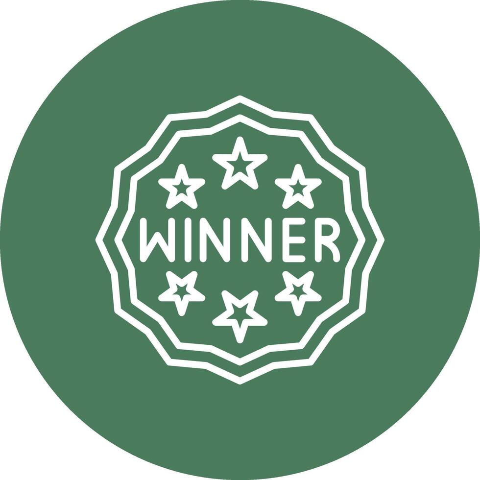 Winner Pop Color Style vector
