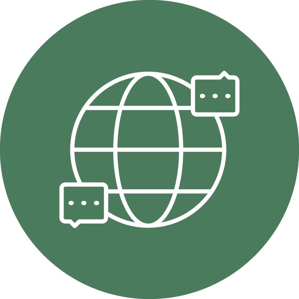 World Crisp Flat Art vector