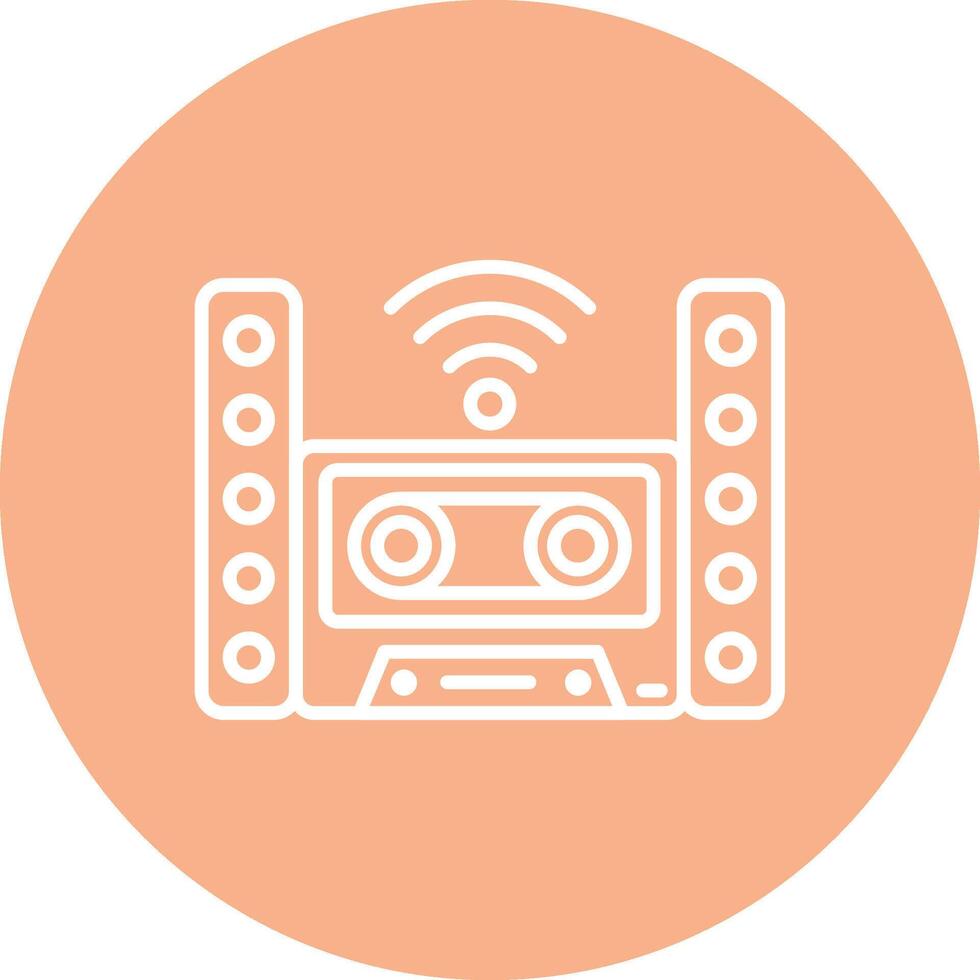 Music Compact App Icon vector