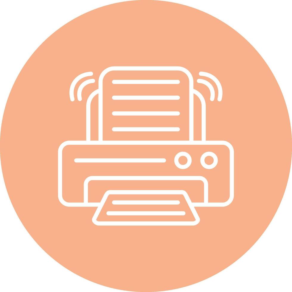 Printer UI Toolkit Element vector