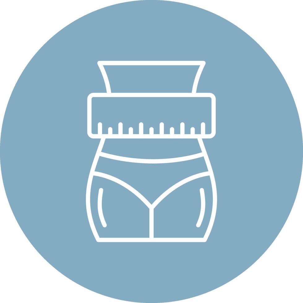 Measure Clean Grid Icon vector