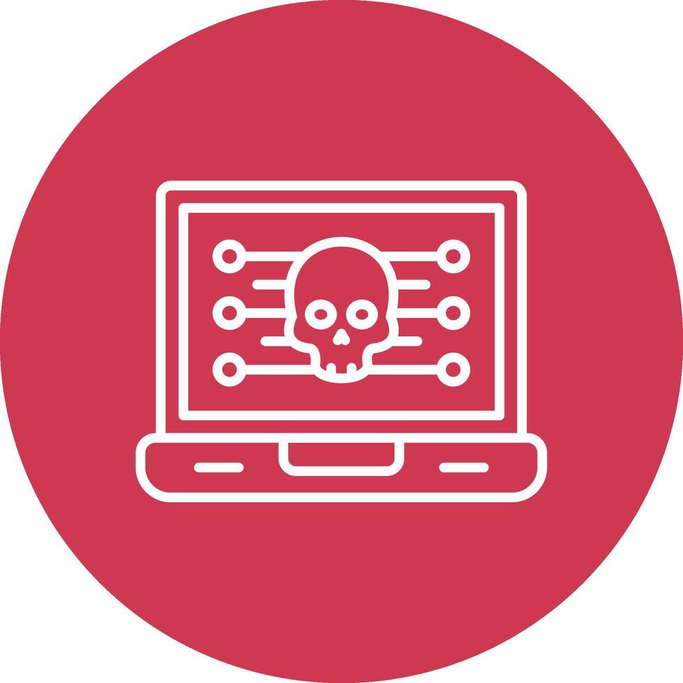 Malware Colorful Concept Art vector