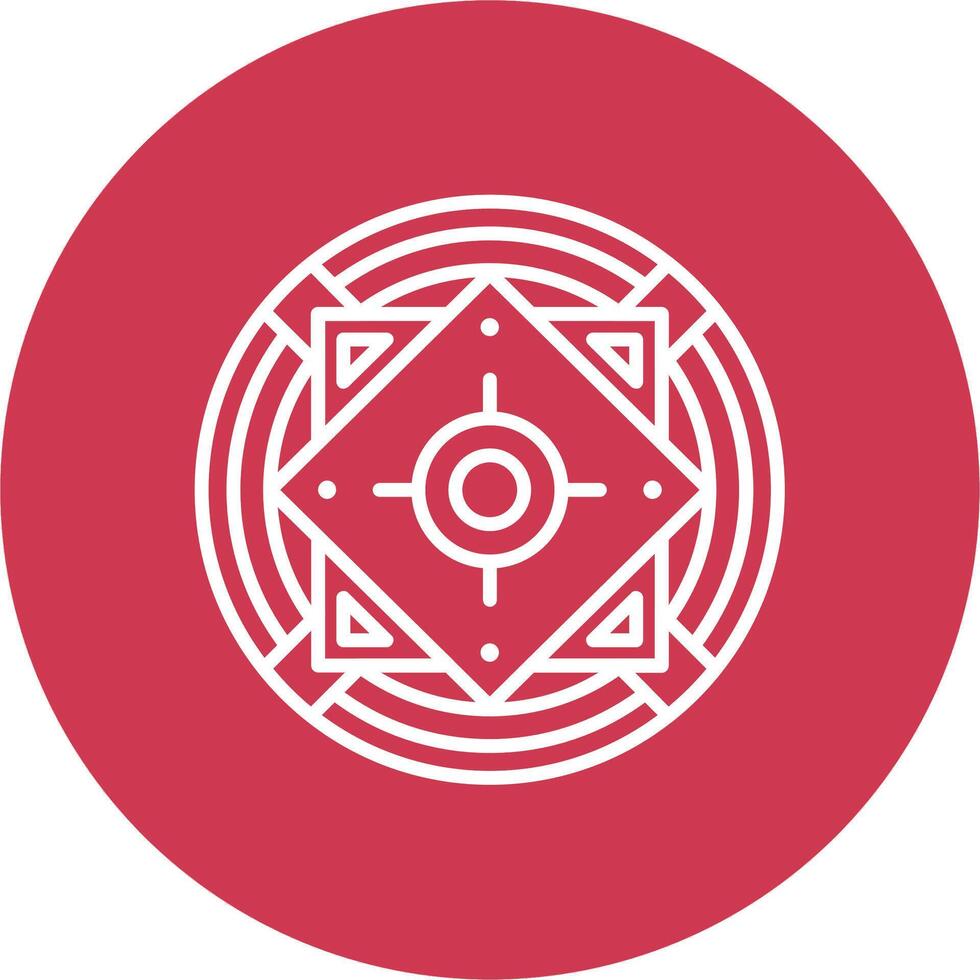 Mandala Colorful Concept Art vector