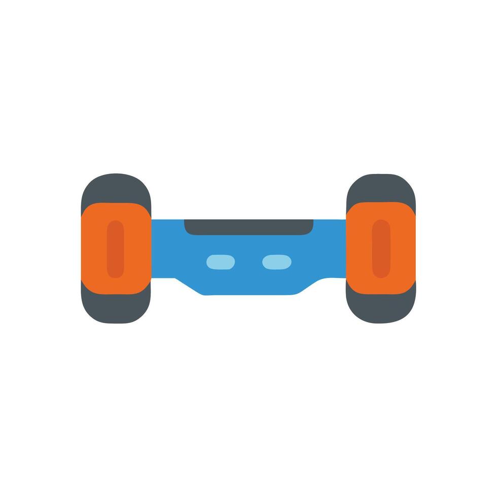 Colorful Dumbbell Icon Isolated on Black Background vector