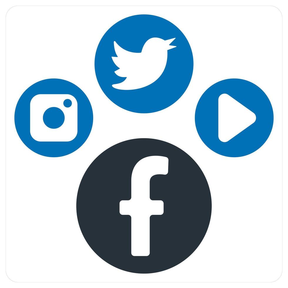 Media Promotion and advertisement icon concept vector