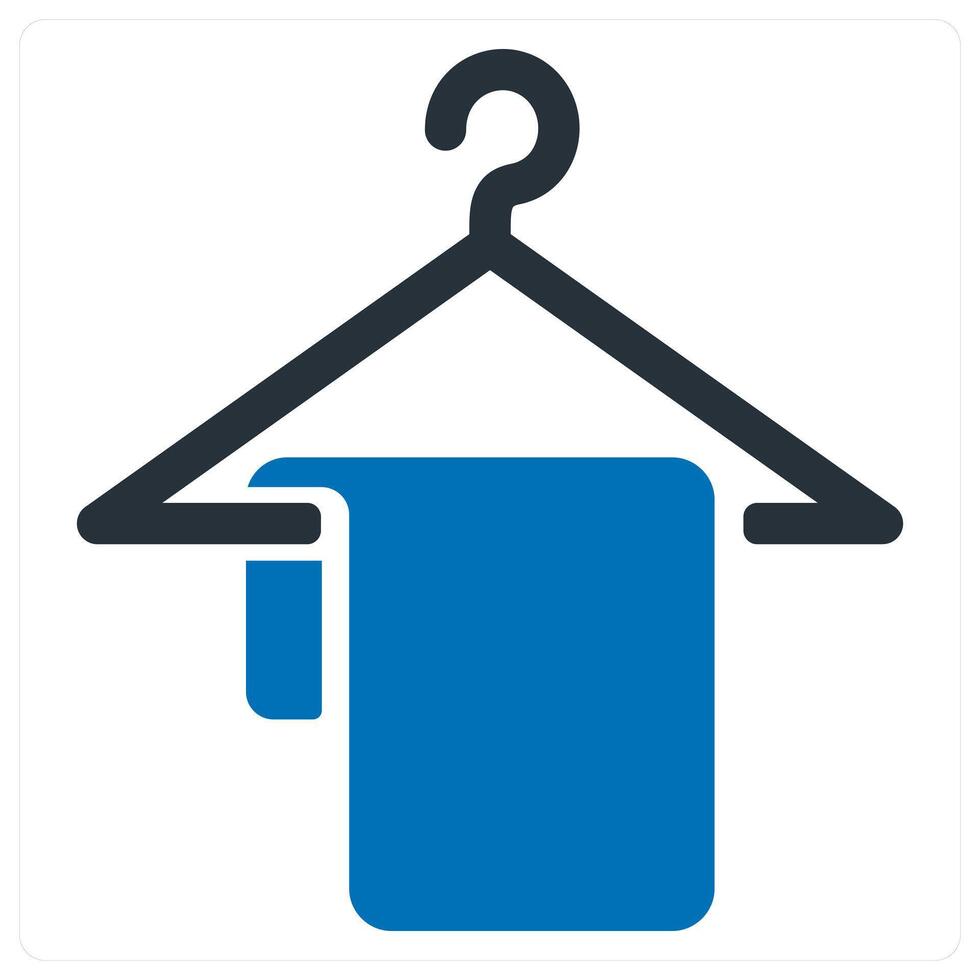 Hanger icon concept in blue color vector