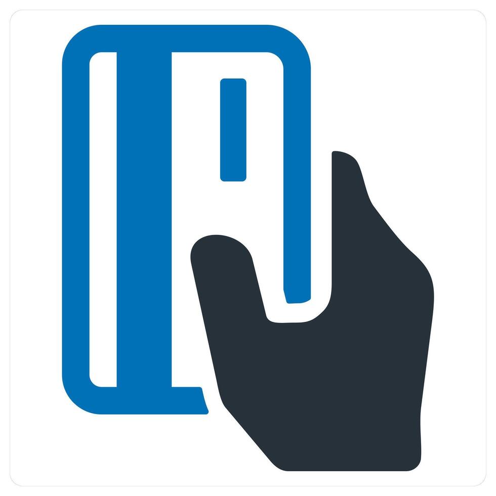 Card Payment icon concept in blue color vector