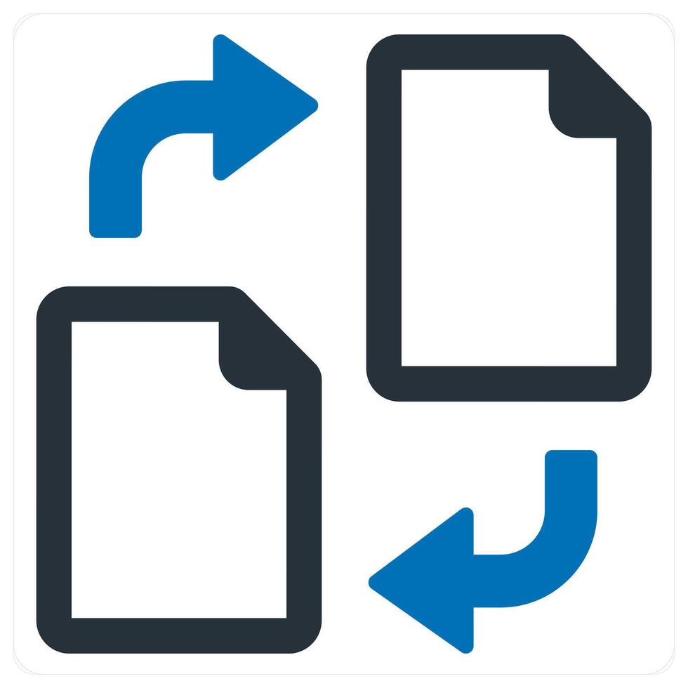 share and send concept in blue color vector