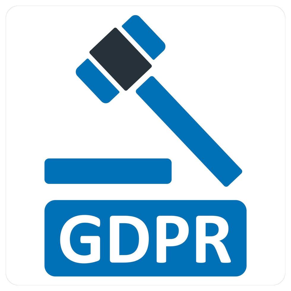 gdpr icon concept vector