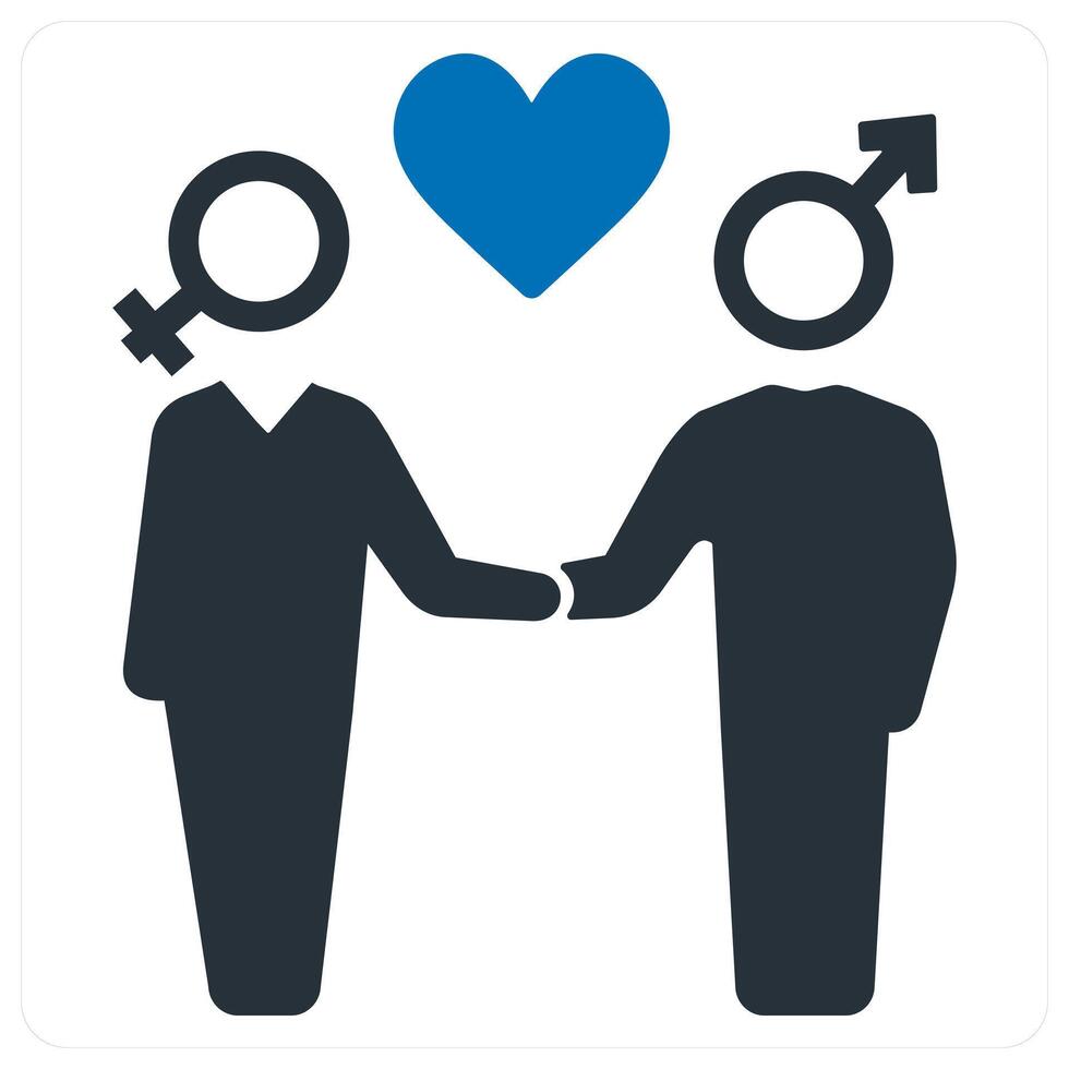 couple and gender vector