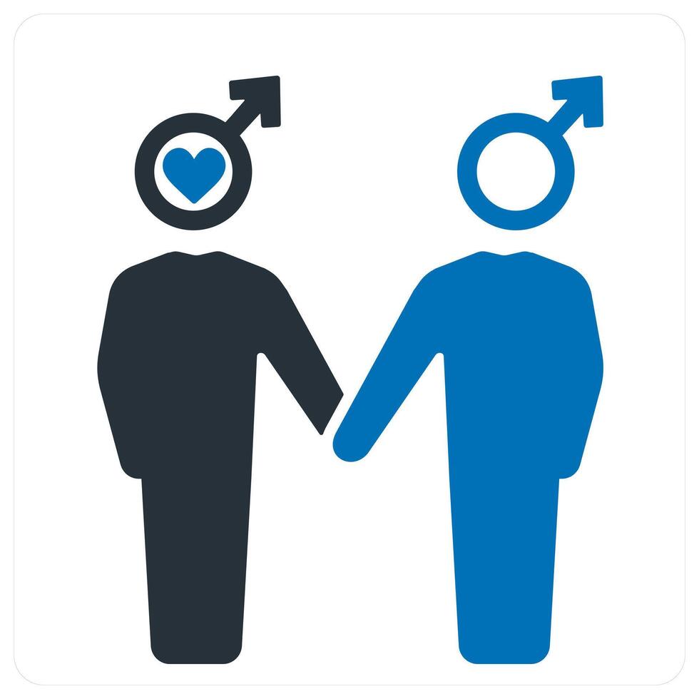 gender and male concept vector