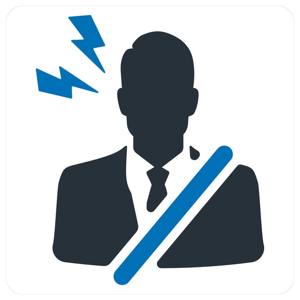 Driver Insurance icon concept in blue color vector