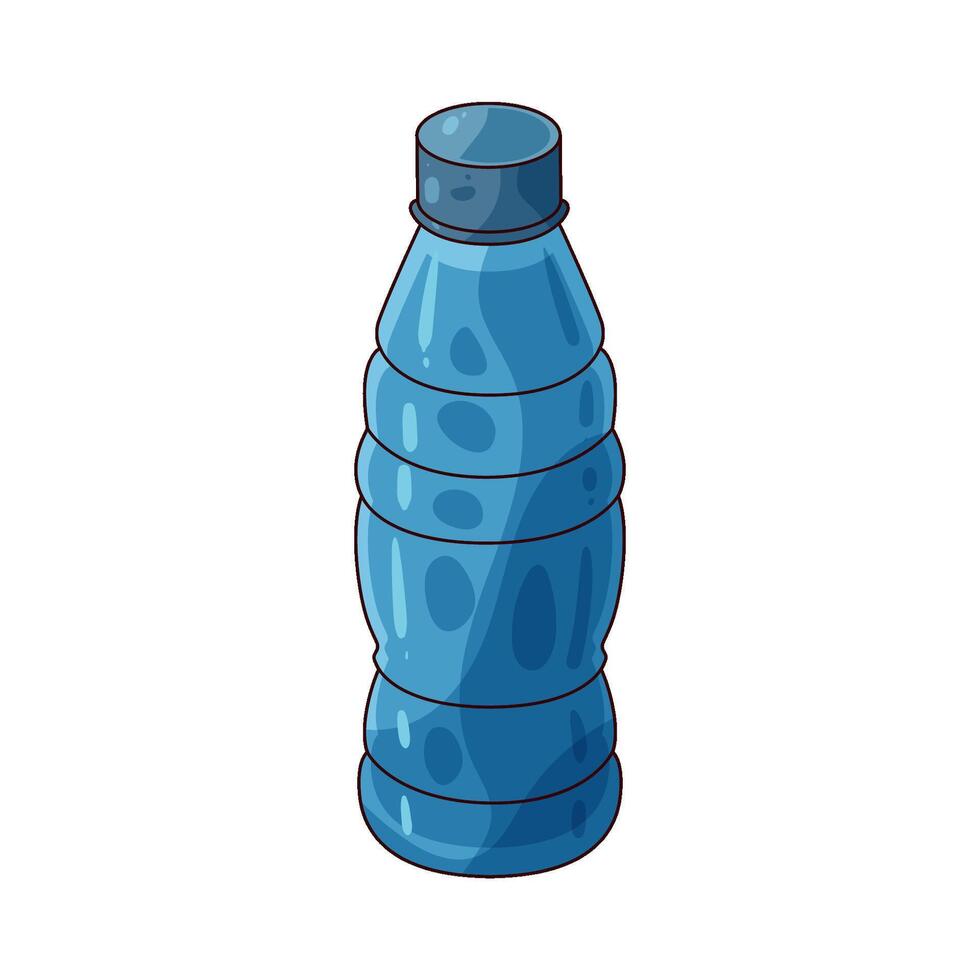plastic bottle illustration vector