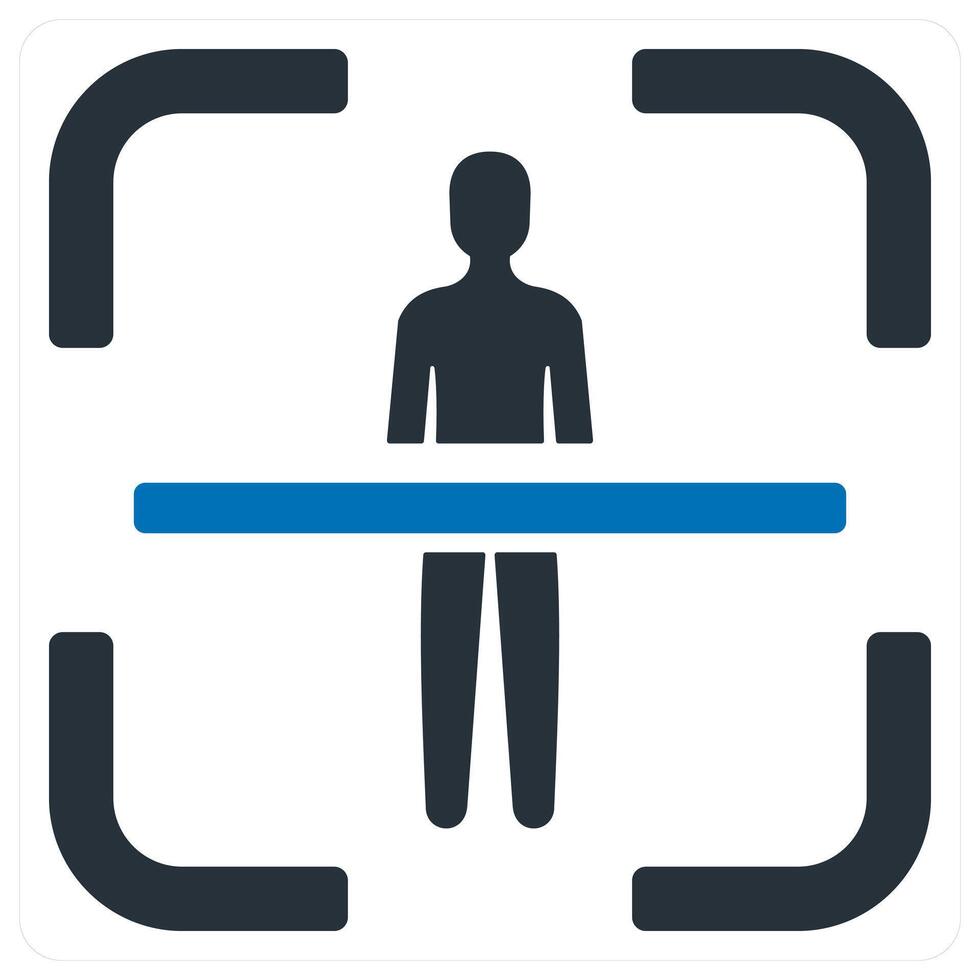 atom and science icon concept in blue color vector
