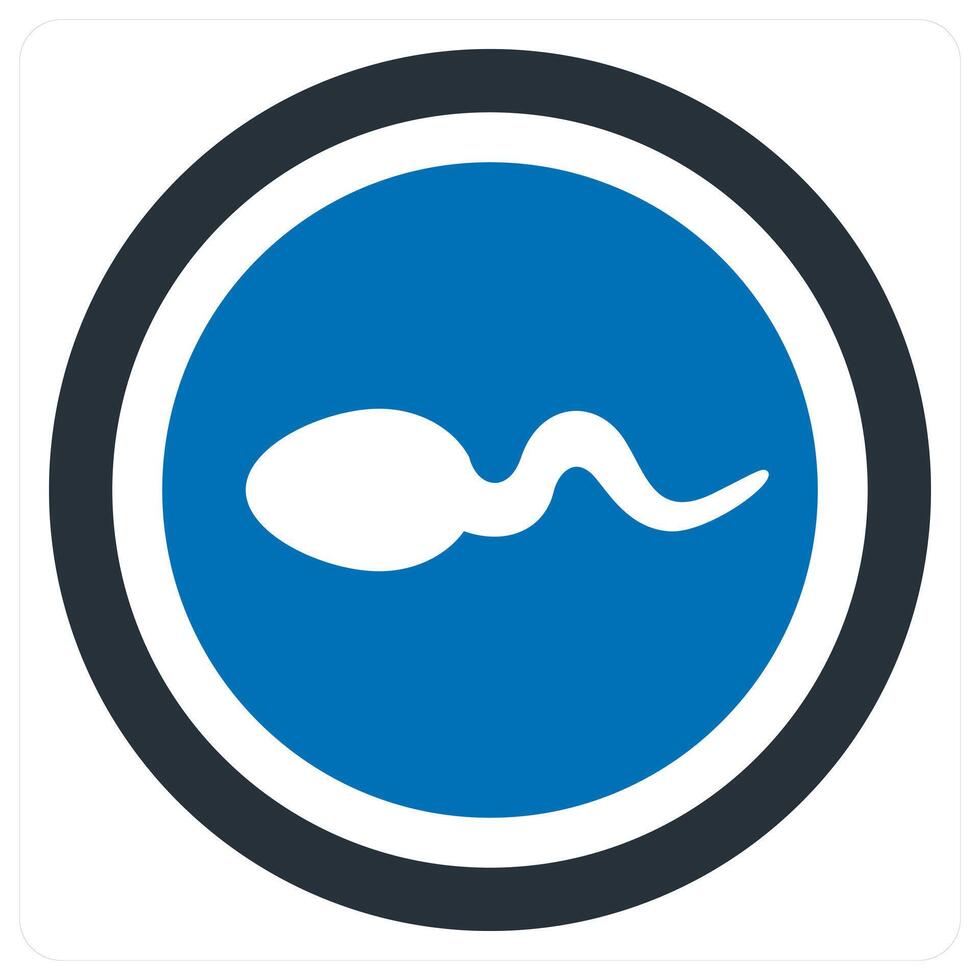 poison and danger icon concept in blue color vector