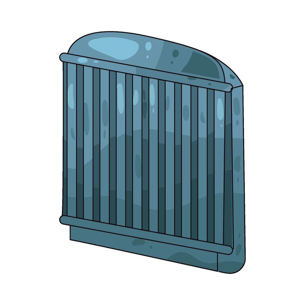 Car Radiator illustration vector