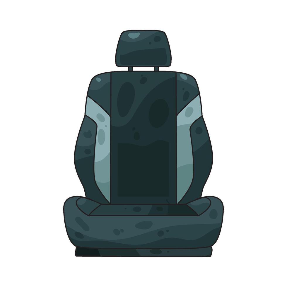 Black Car seat illustration vector