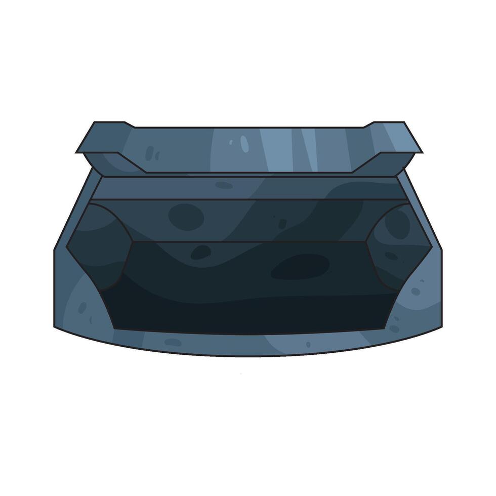 illustration of car trunk vector