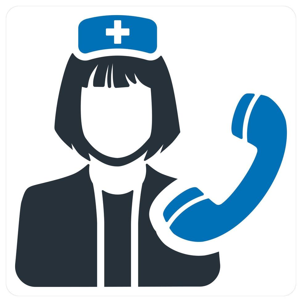 family health insurance icon concept in blue color vector