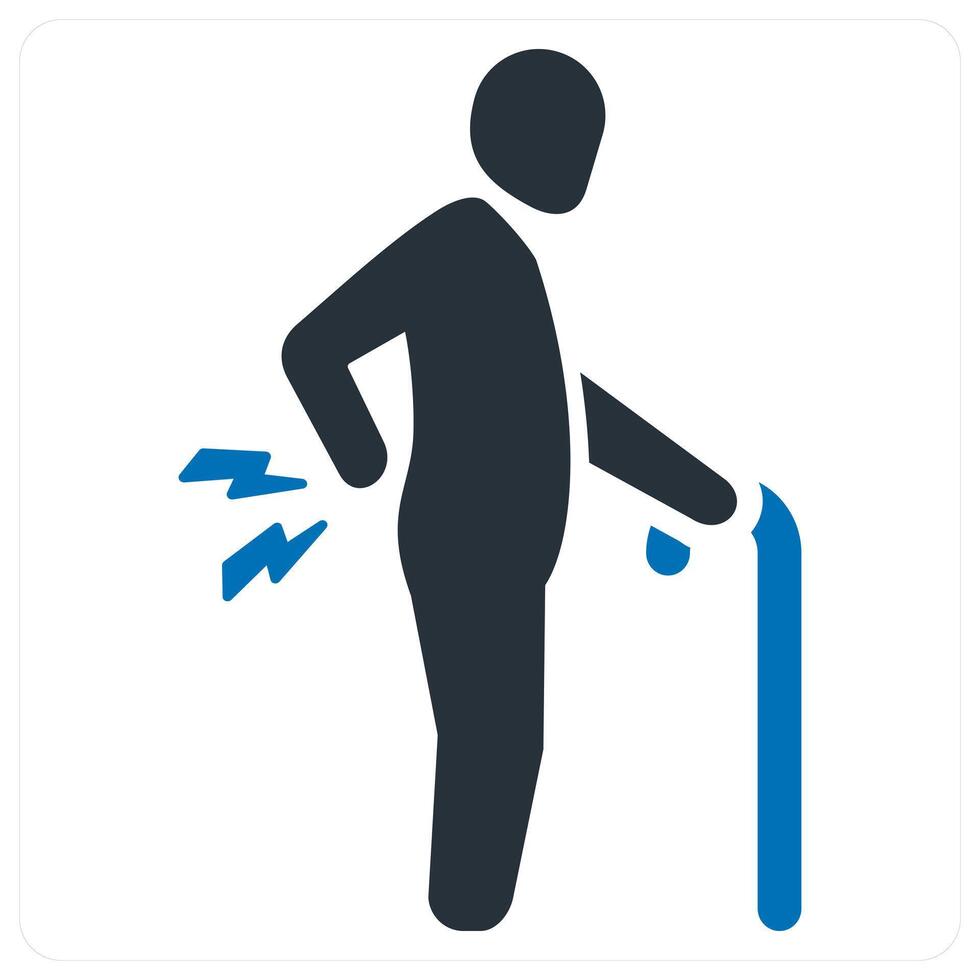 accident and health care icon concept in blue color vector