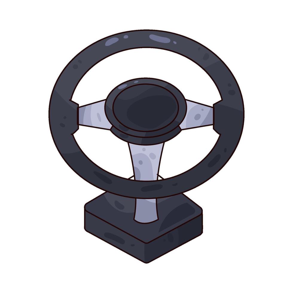Car Steering Wheel illustration vector