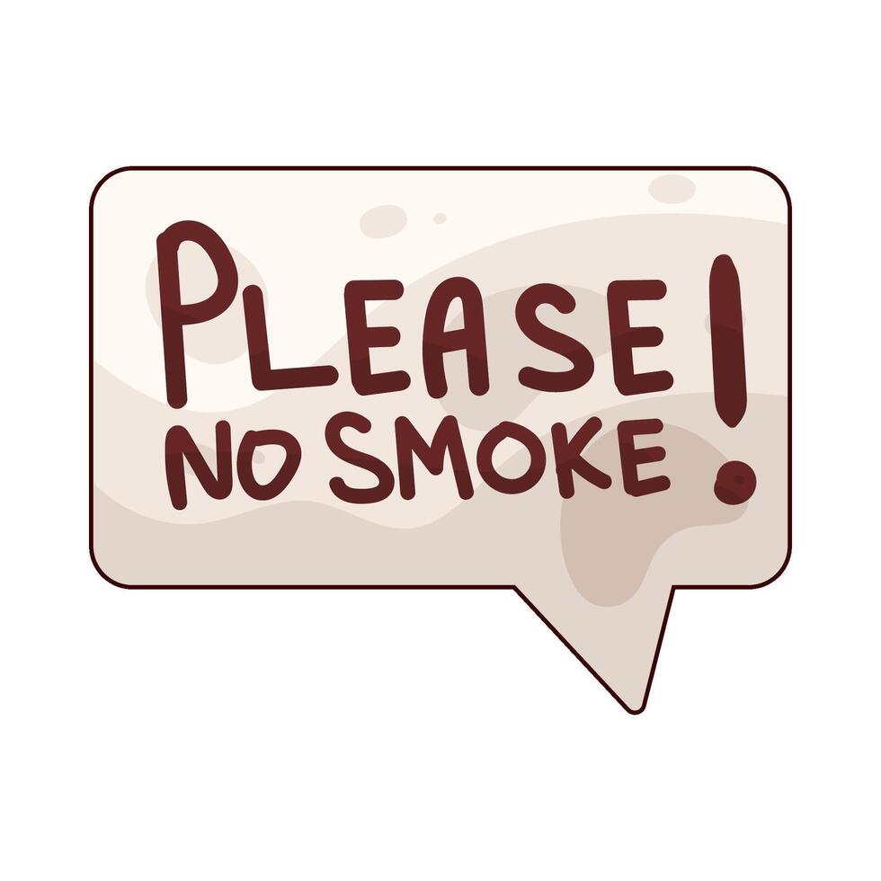 please no smoking vector