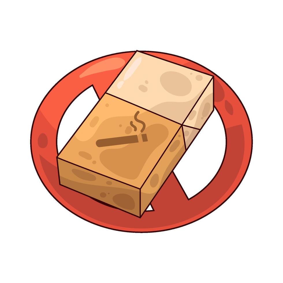 no cigarette illustration vector