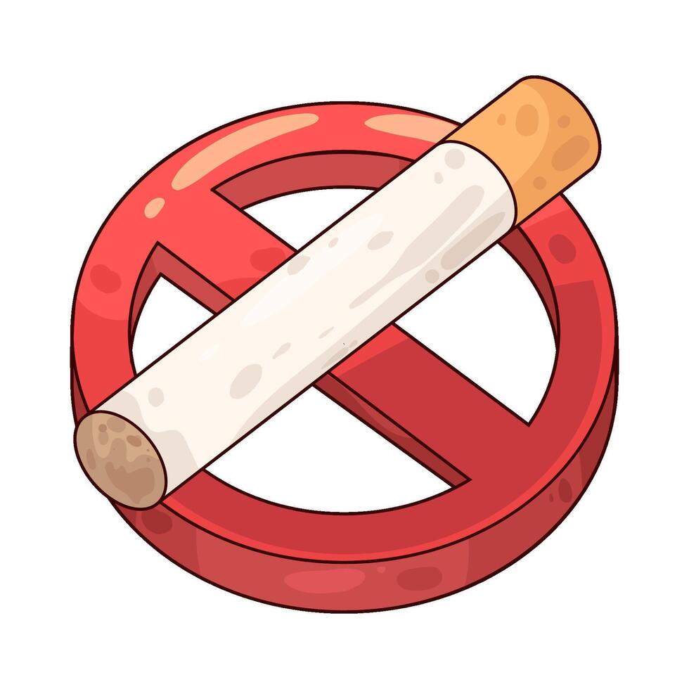 No Smoking Sign vector