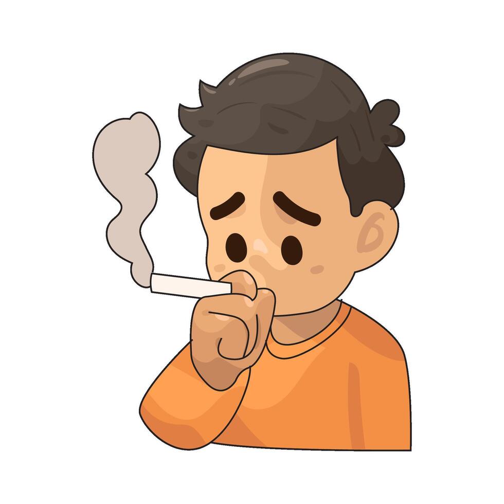 illustration of smoking vector