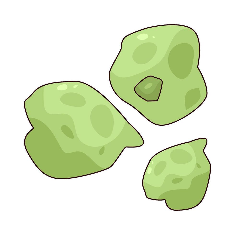 Green Chickpea illustration vector