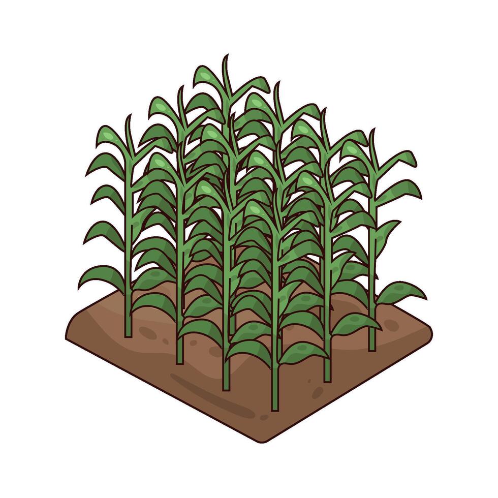 illustration of Crop vector