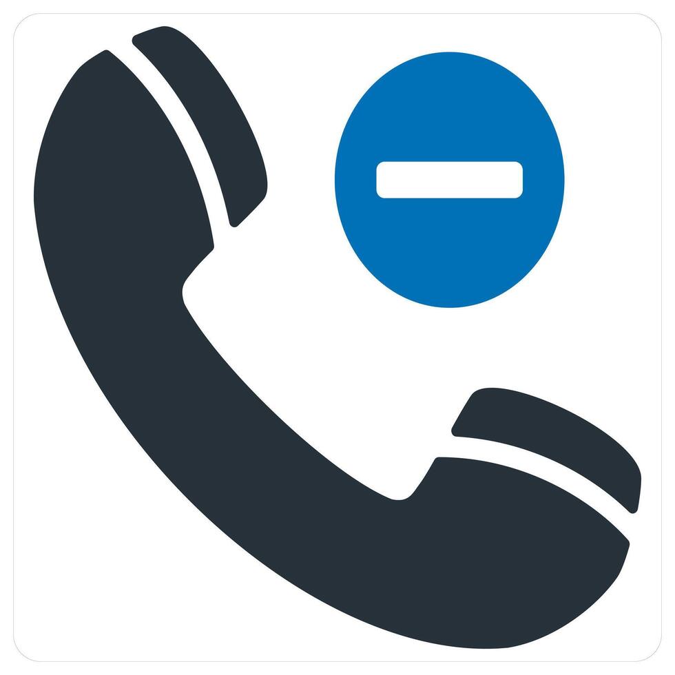 Remove Contact icon concept in blue color vector