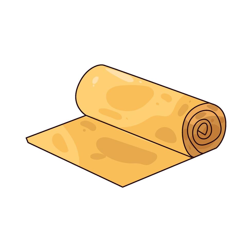 illustration of Exercise Mat vector