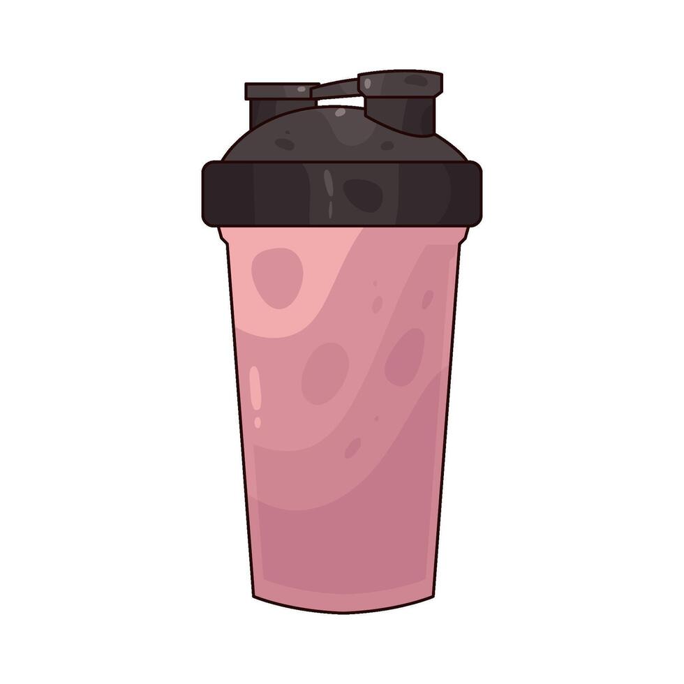 illustration of a Protein Shake vector