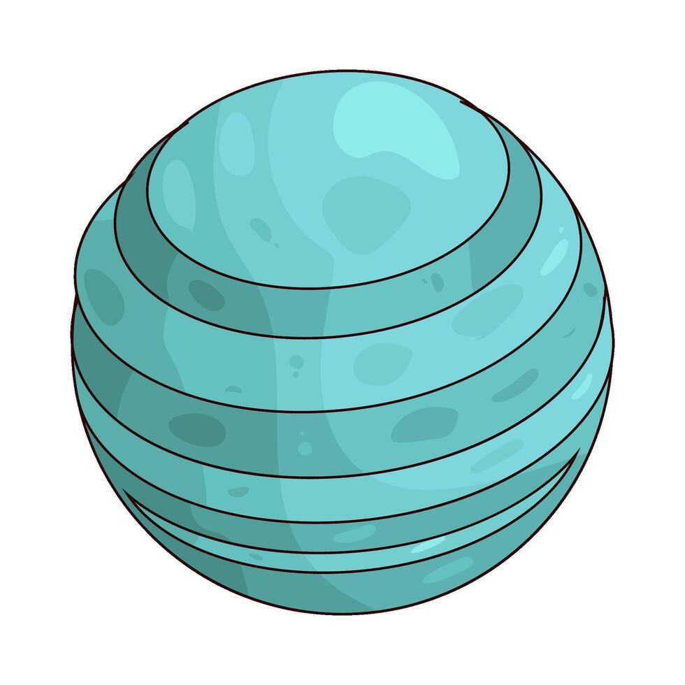 illustration of a Stability Ball vector