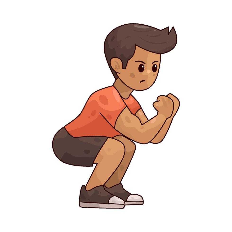 illustration of Squat vector