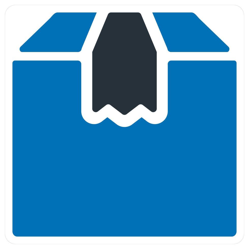 Parcel icon concept vector
