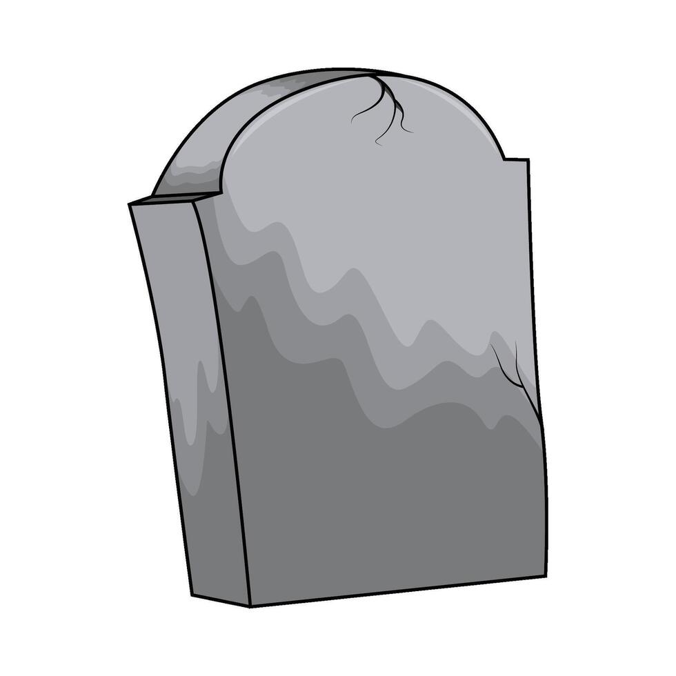illustration of a graveyard vector