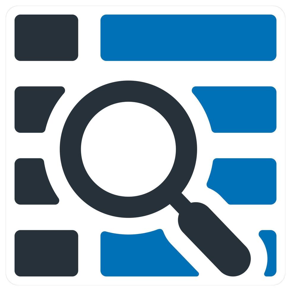 Search menu icon concept vector