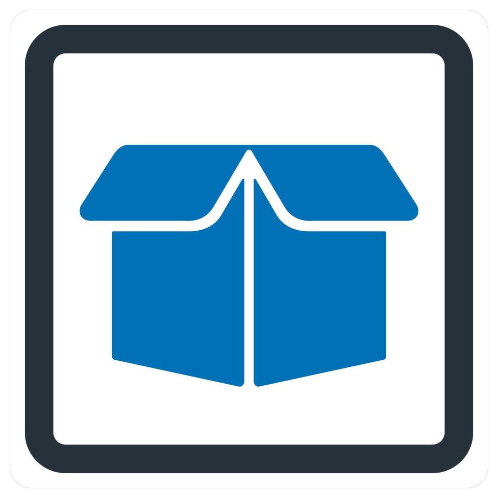 Drop Box icon vector