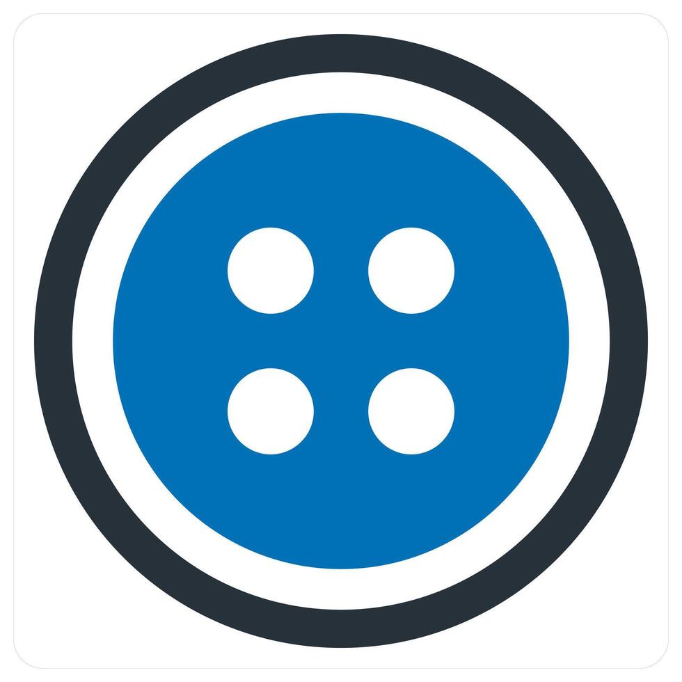 Button icon concept vector