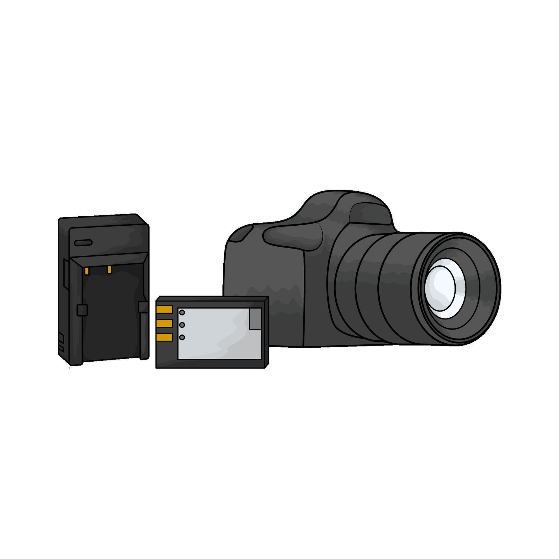 camera with memory 60742414 Vector Art at Vecteezy