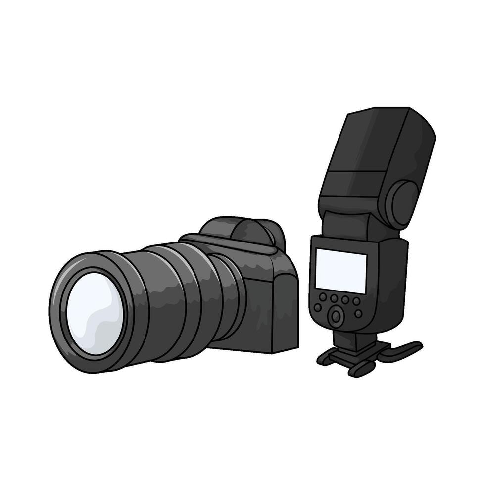 illustration of luxury digital camera vector