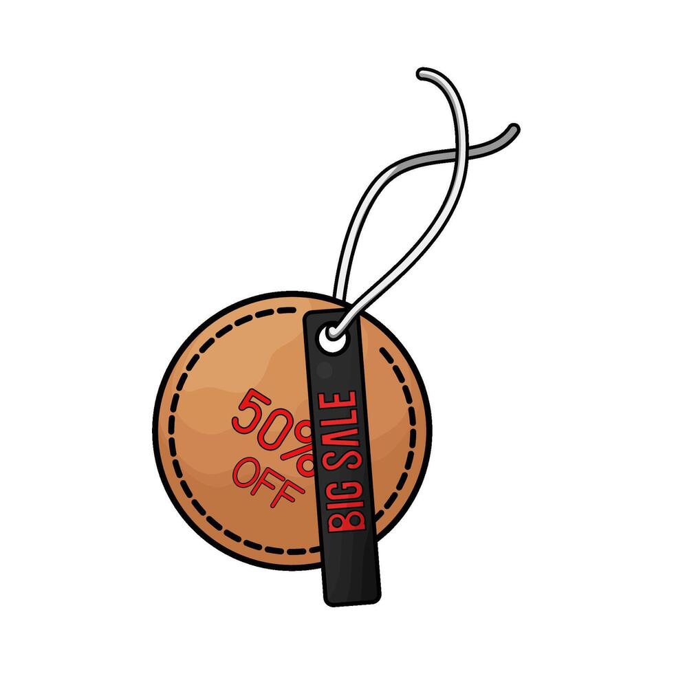 big sale hanging tag vector