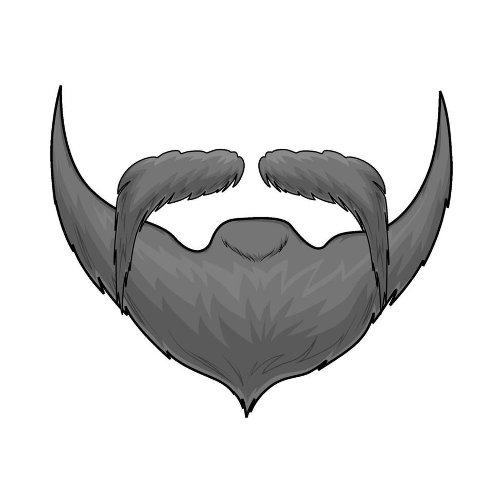 illustration of Beard and Moustache Style vector