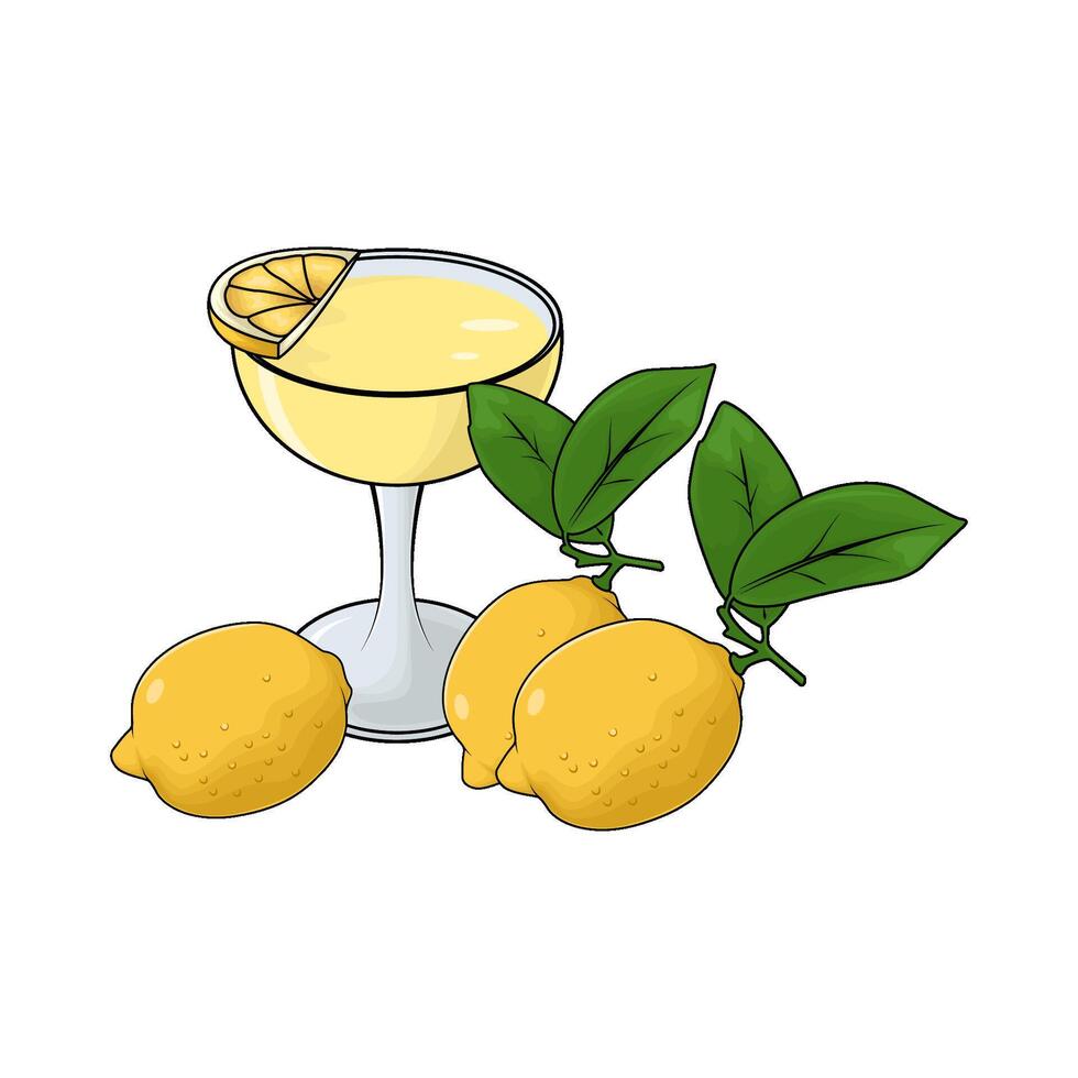 fresh lemon juice vector