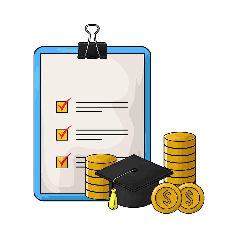 medical insurance and coin stacks vector