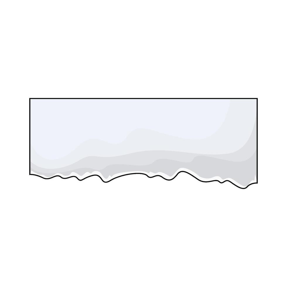 torn paper illustration vector