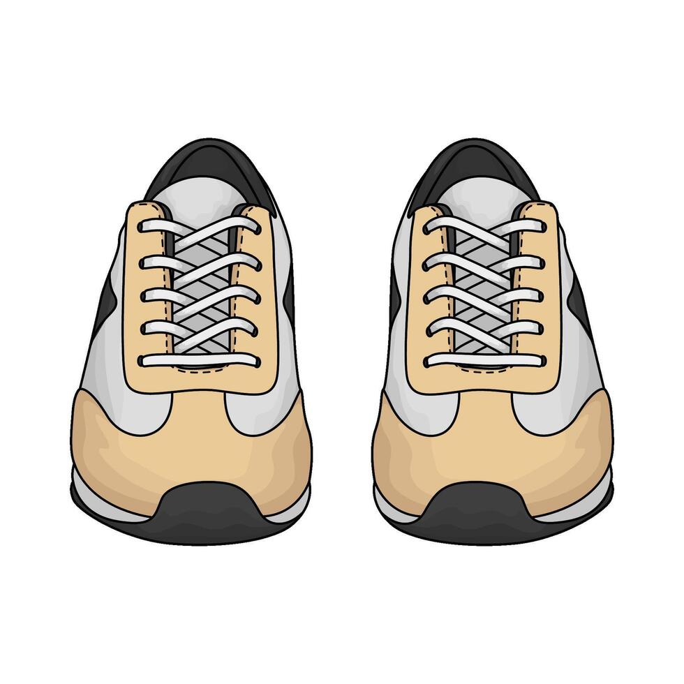 a pair of shoes vector